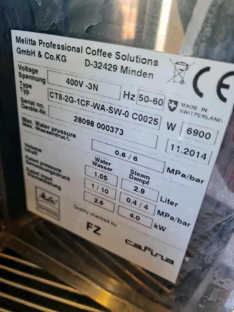 Mellita Professional Minden Coffee Machine - Image 2