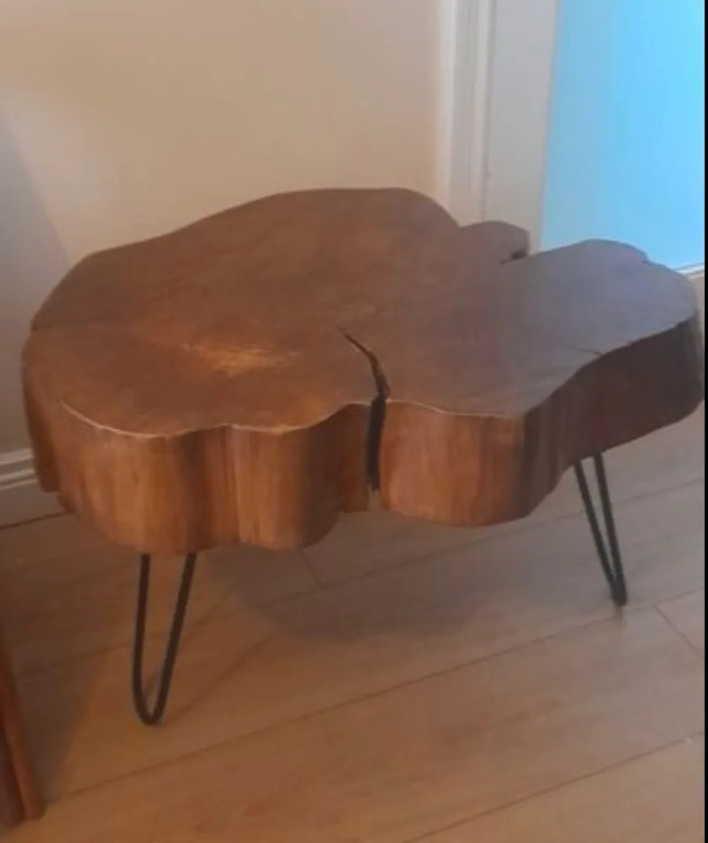 Solid Tree Trunk Coffee/ side Table