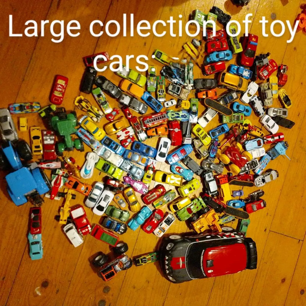 Large selection of toys vehicles