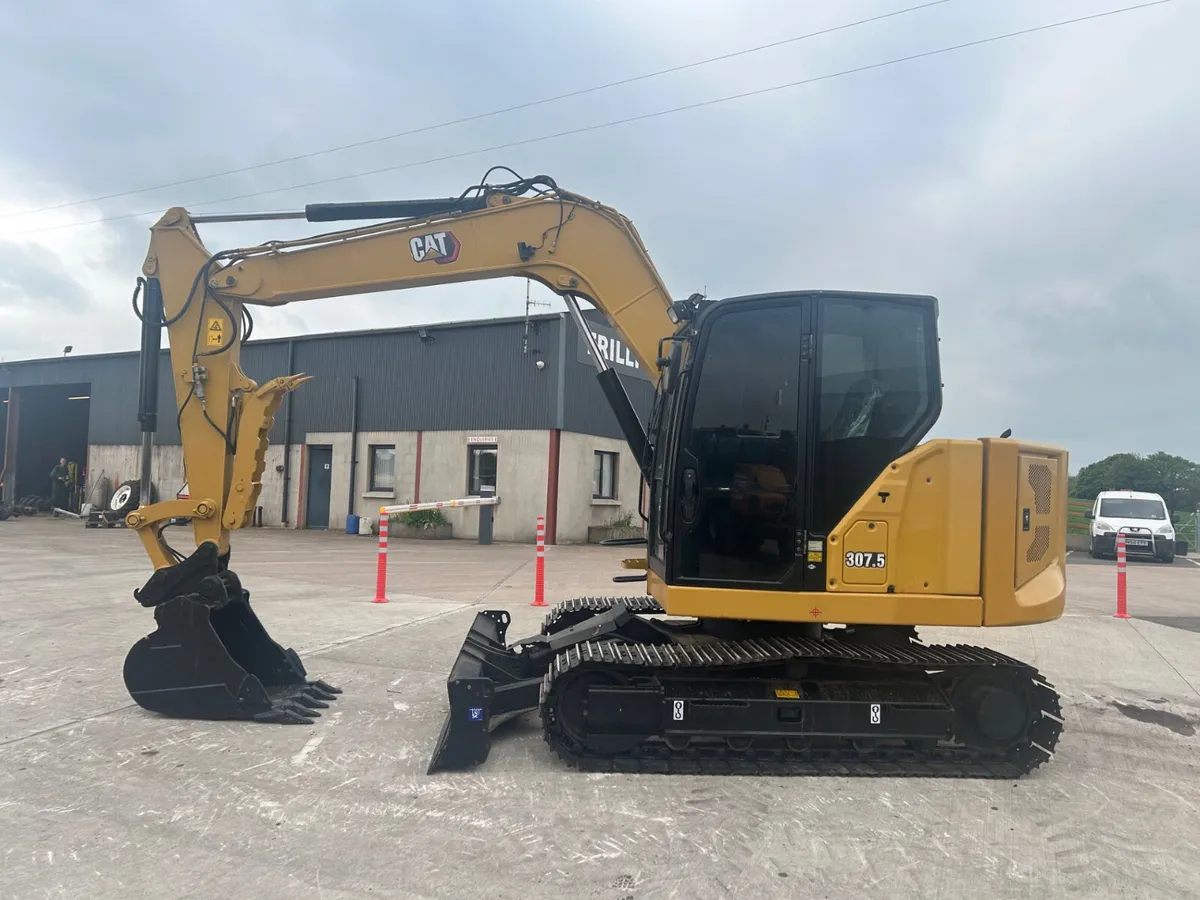 2022 Caterpillar 307.5 C/W Thumb Grab - Image 4