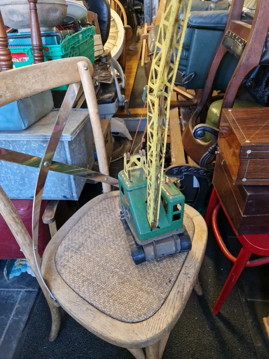 Vintage Marx Triang Pressed Steel Crane - Image 3