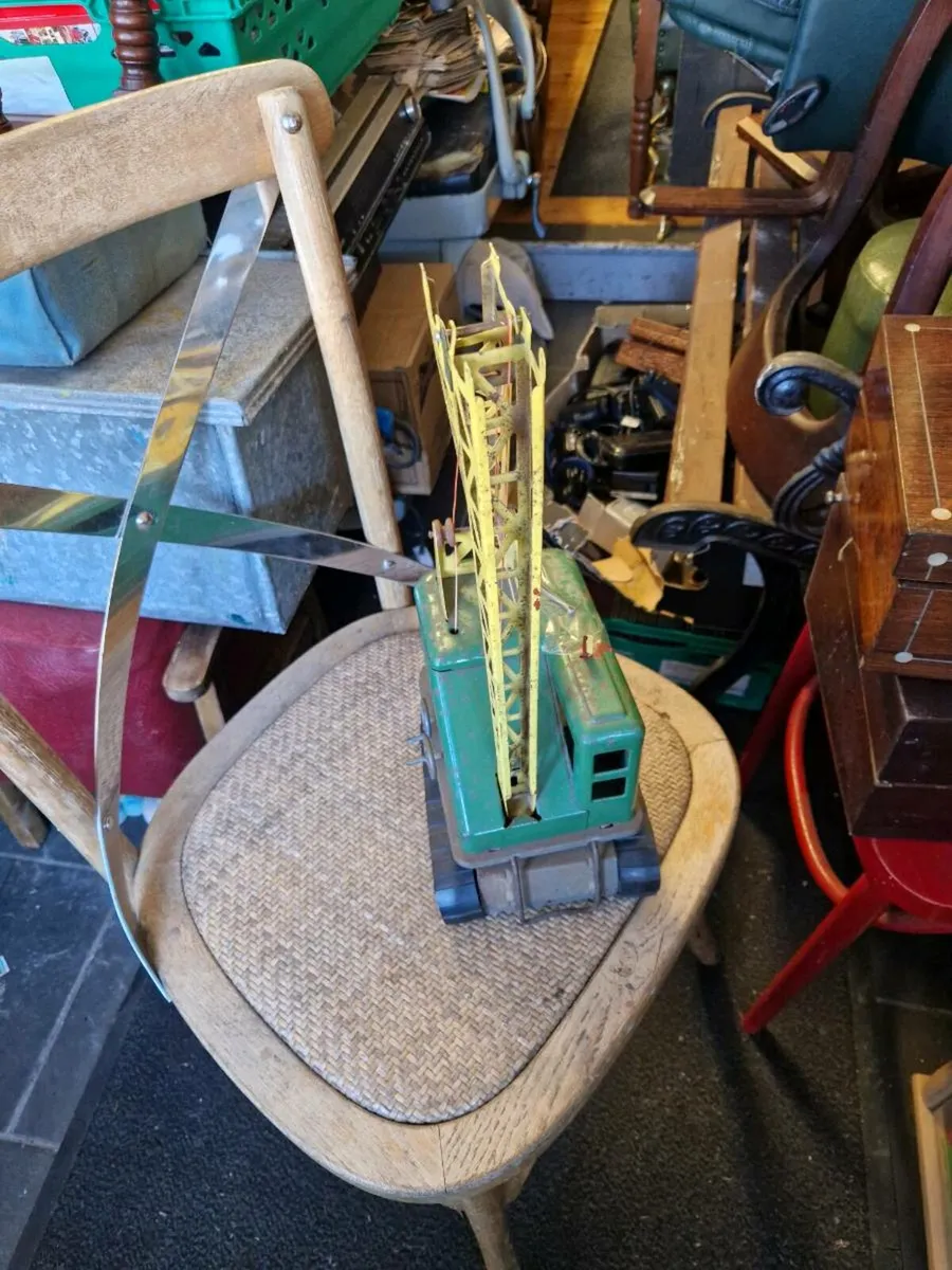 Vintage Marx Triang Pressed Steel Crane - Image 4