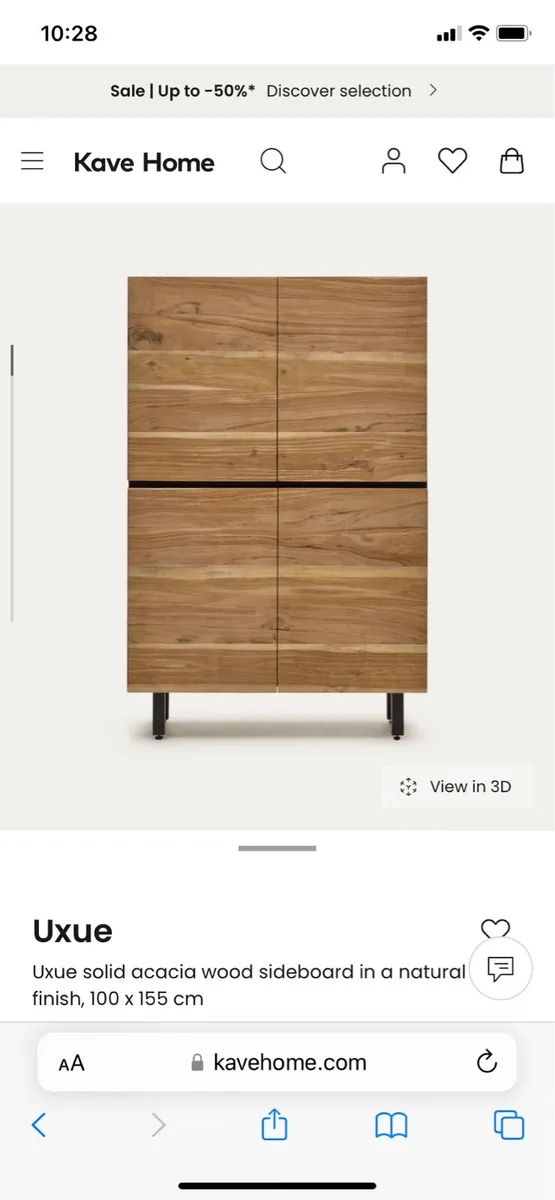 Kave home cabinet/ sideboard brand new in box - Image 3