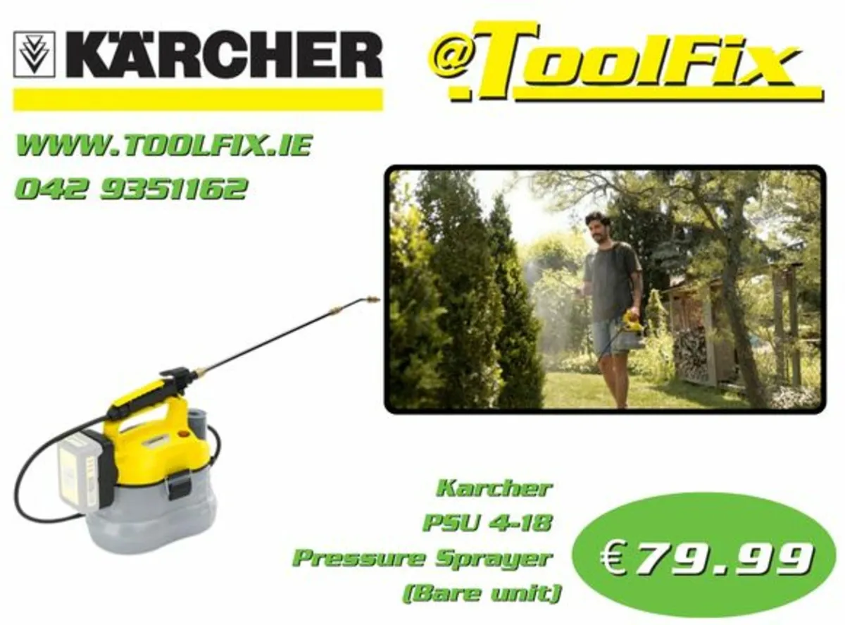 Karcher PSU 4-18 Pressure Sprayer (Bare unit) - Image 1