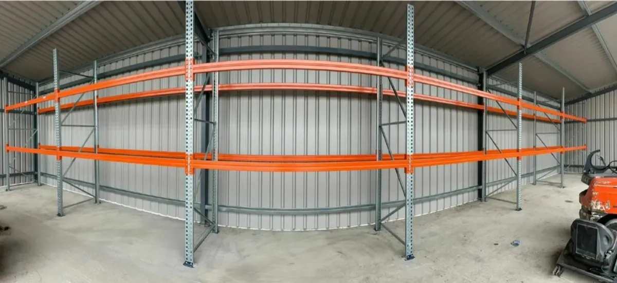 Large quantitie of new & used pallet racking - Image 4