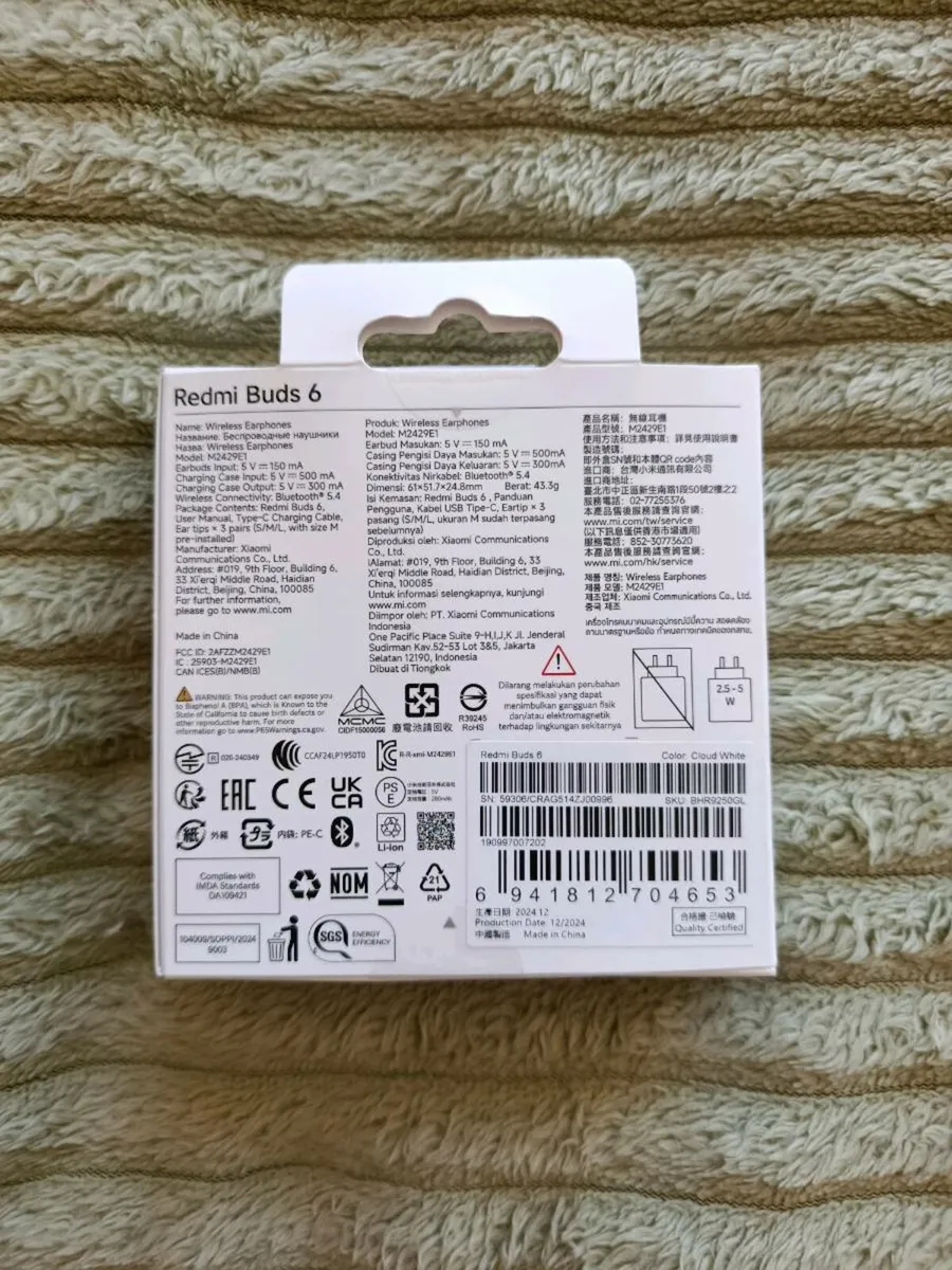 Bluetooth earphones - Redmi Buds 6 - Image 2