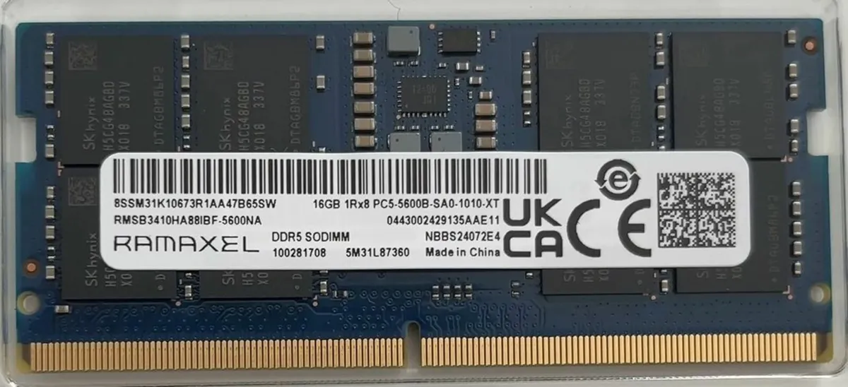 16 GB DDR5 5600 LAPTOP RAM (1x16)