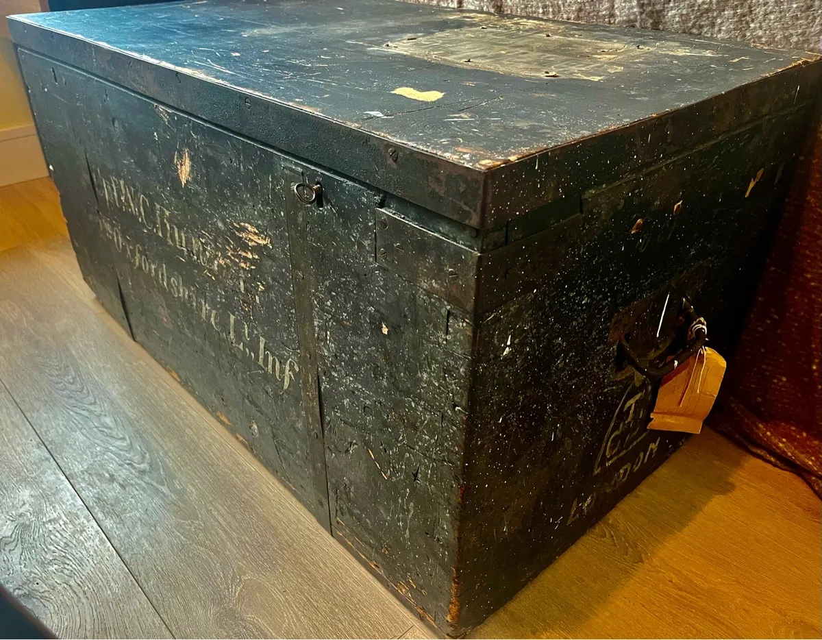 19th Century British Army Officers Chest - Image 1