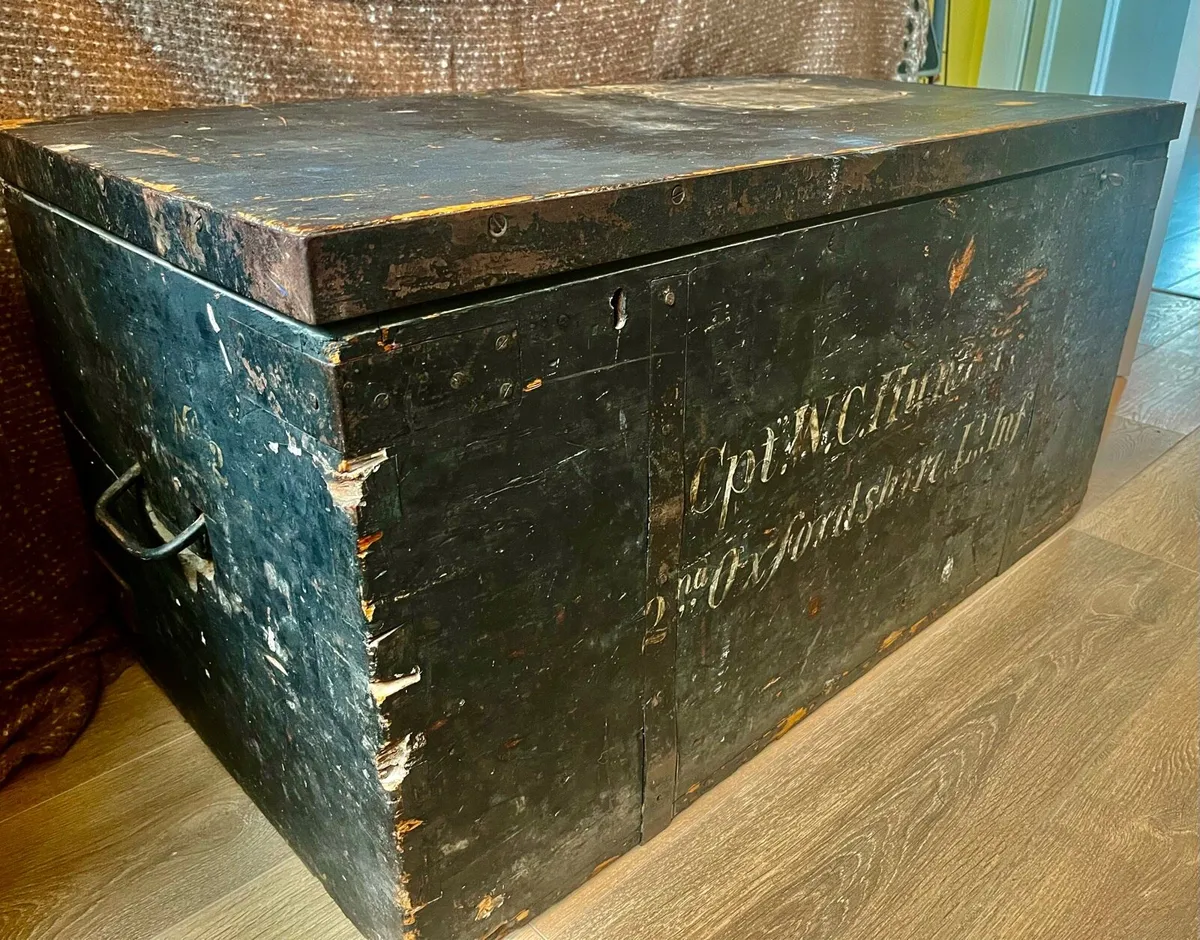 19th Century British Army Officers Chest - Image 3