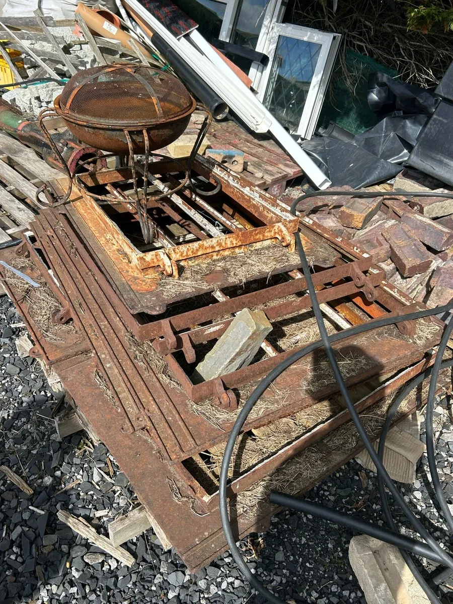 Cast iron roof windows