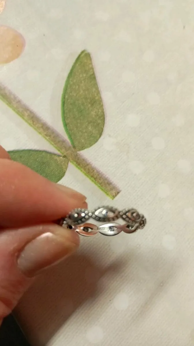 Sterling Silver Turquoise eye ring - Image 3