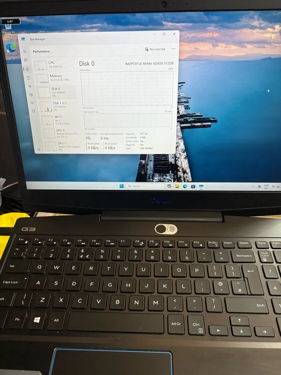 Dell G3 15 gaming laptop i7-10 - Image 4