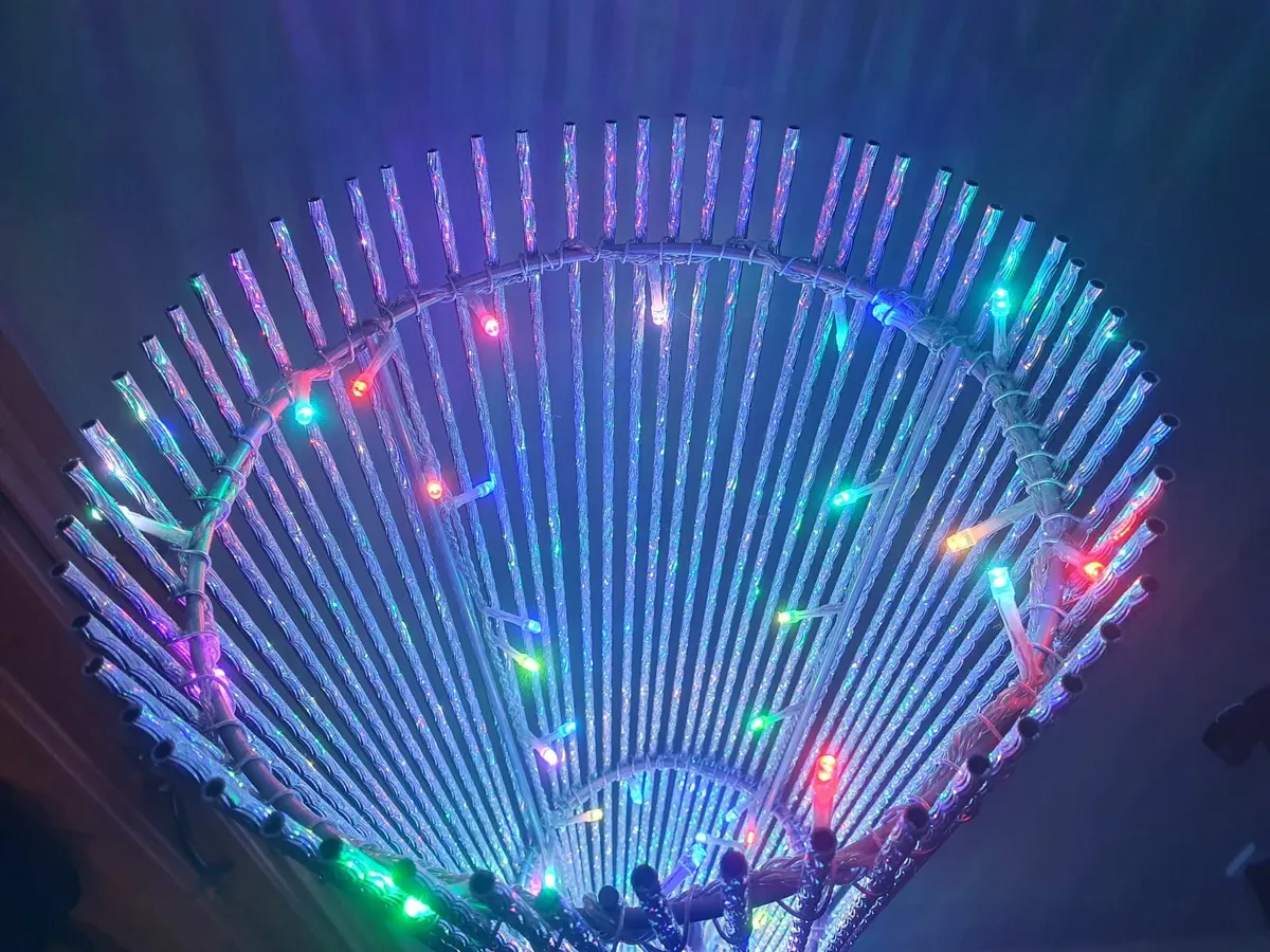 Spiral Colour Changing Floor Lamp - Image 1