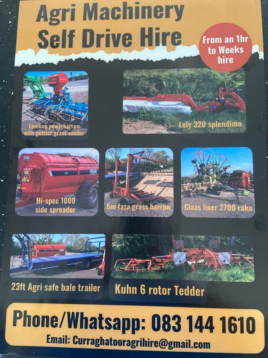 Hire equipment