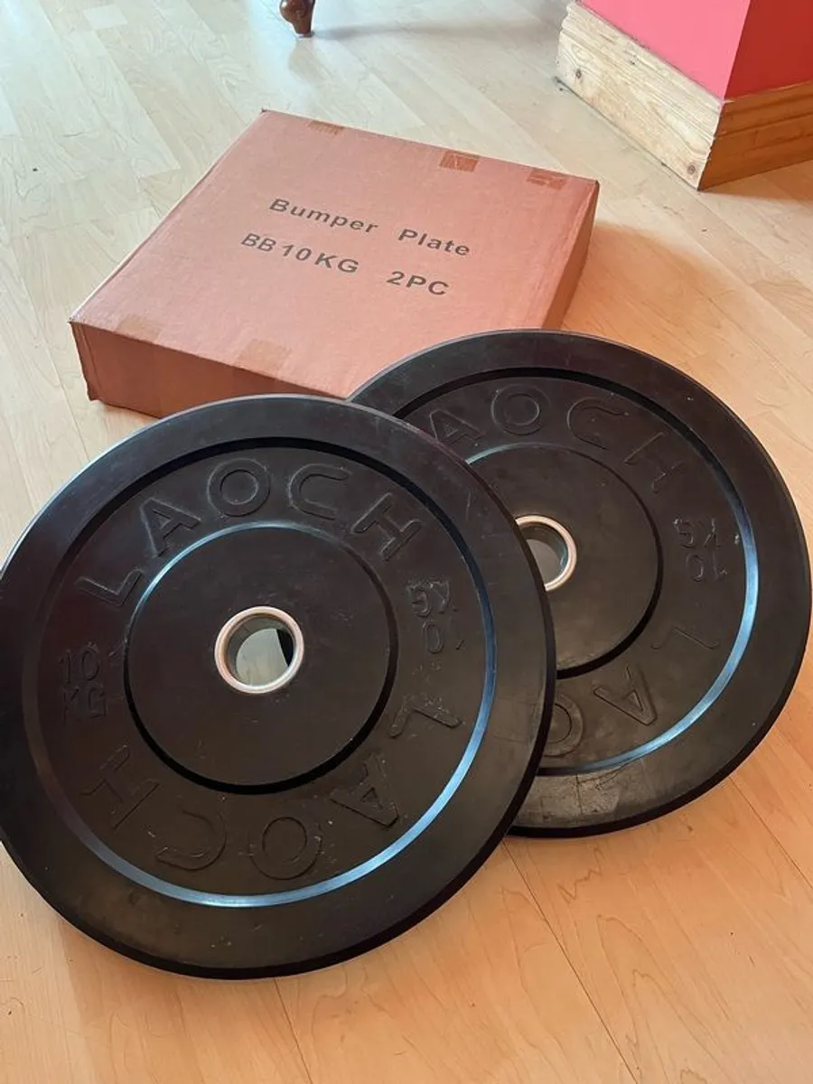 Bench Press with 107.5kg in weights including clips and 20kg Olympic bar - Image 2