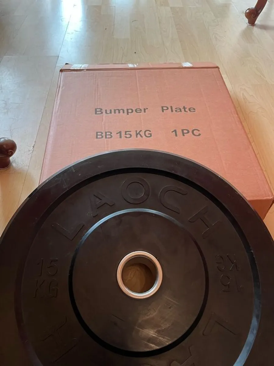 Bench Press with 107.5kg in weights including clips and 20kg Olympic bar - Image 3