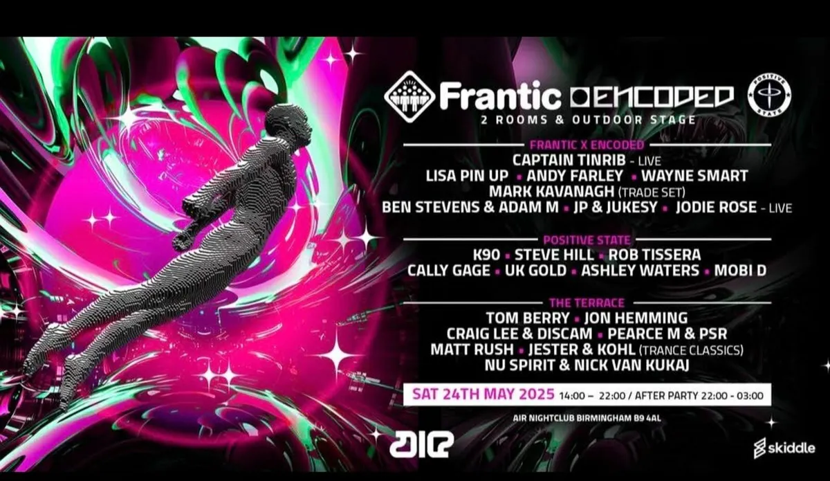 Duke Dumont Ticket D8  & a Frantic Birmingham Tick - Image 3
