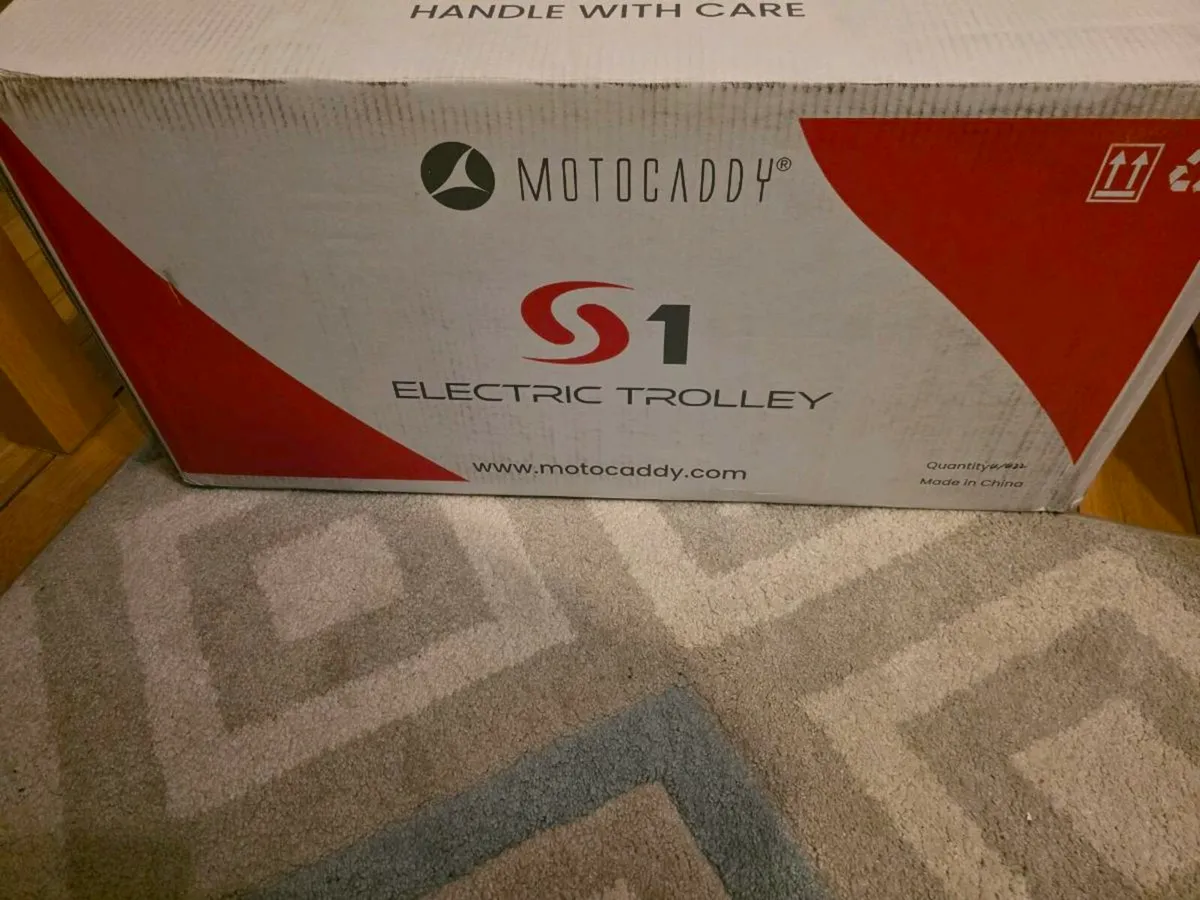 New  Motocaddy S1 lithium Trolley - Image 2