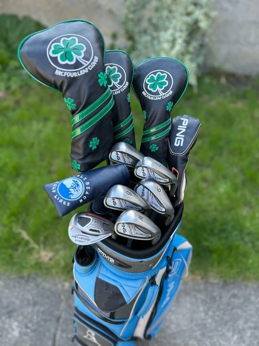 Full set of ping golf clubs - Image 1
