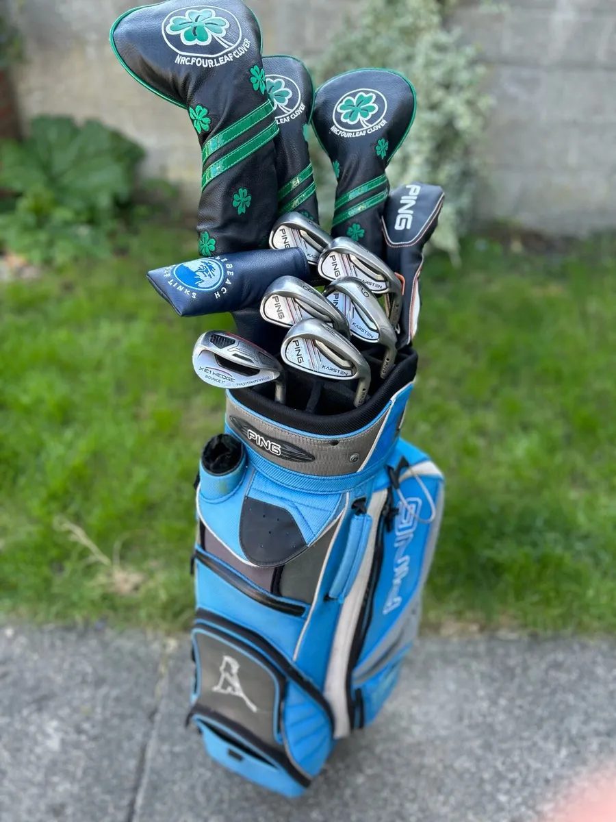 Full set of ping golf clubs - Image 2