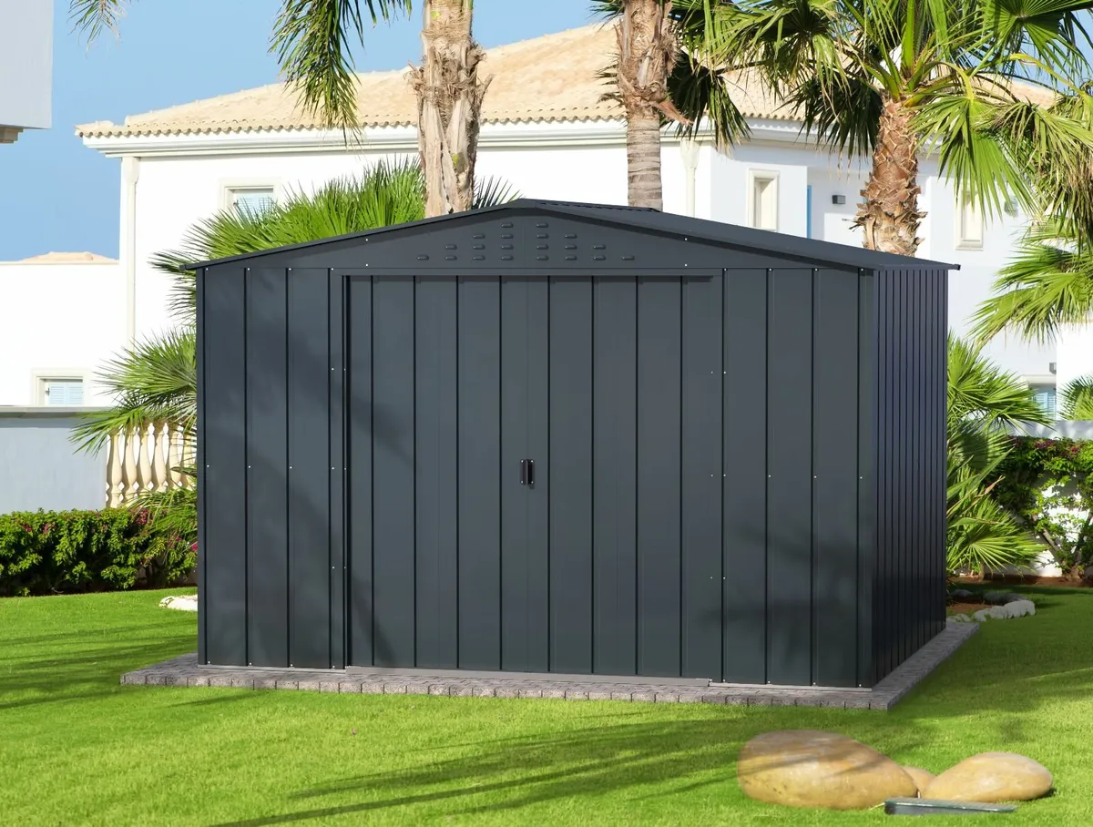 TOP Metal Garden Sheds. TUV Approved Free delivery - Image 1