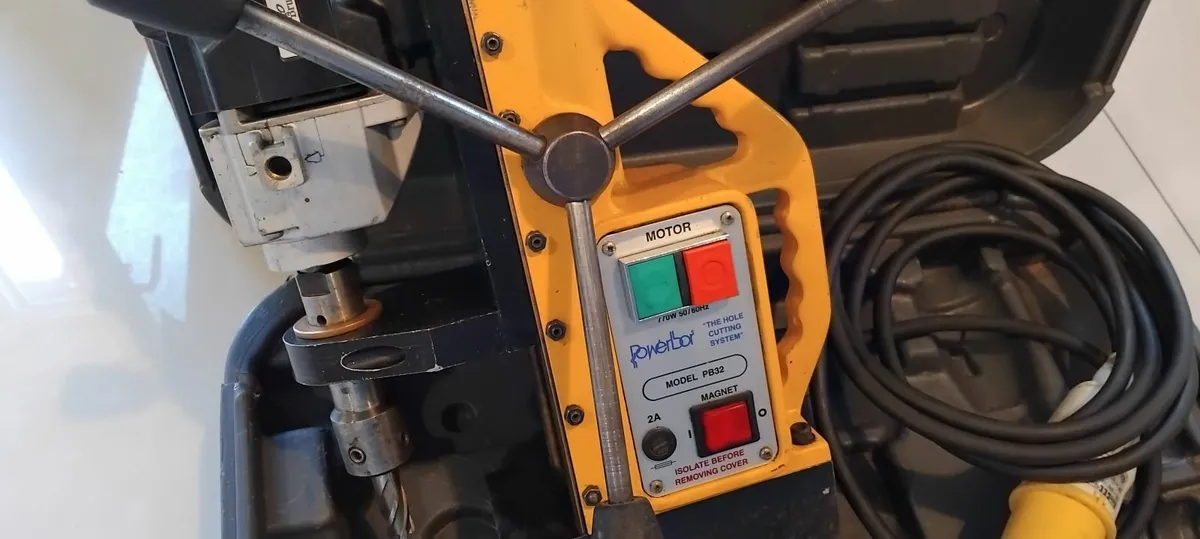Powerbor PB32 Magnetic Drill 110v - Image 1