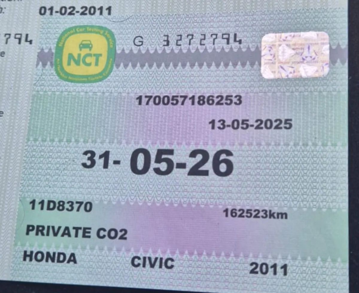 Honda Civic 2011 1.3 SI 5dr - NEW NCT 05-26 - Image 2