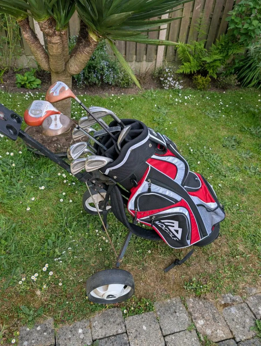 Adult Golf clubs,brand new bag, trolley - Image 2