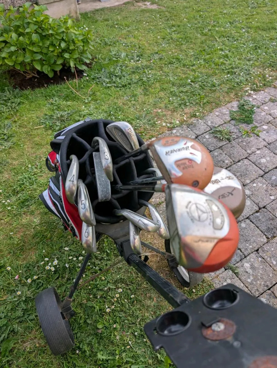 Adult Golf clubs,brand new bag, trolley - Image 3