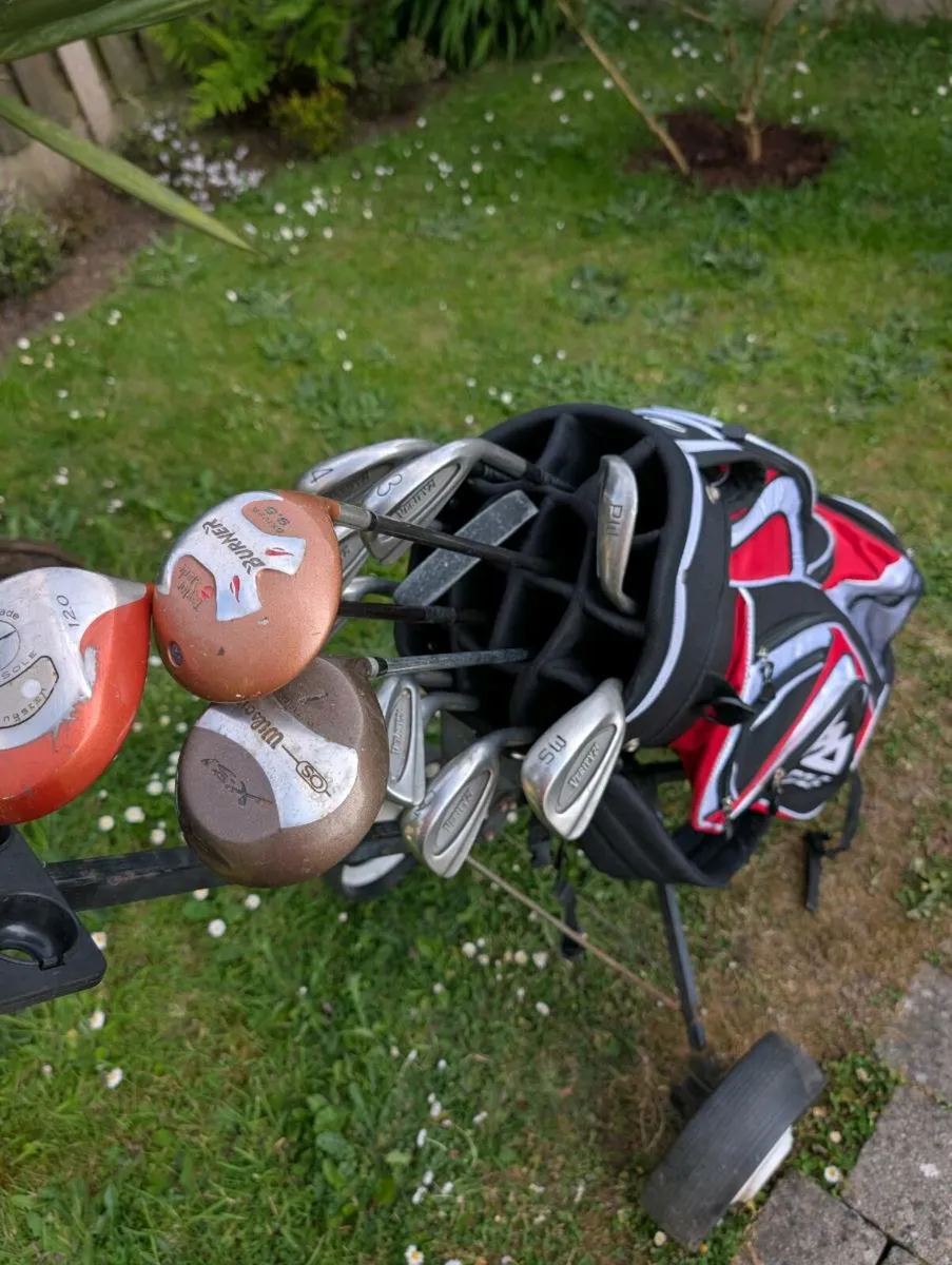 Adult Golf clubs,brand new bag, trolley - Image 4