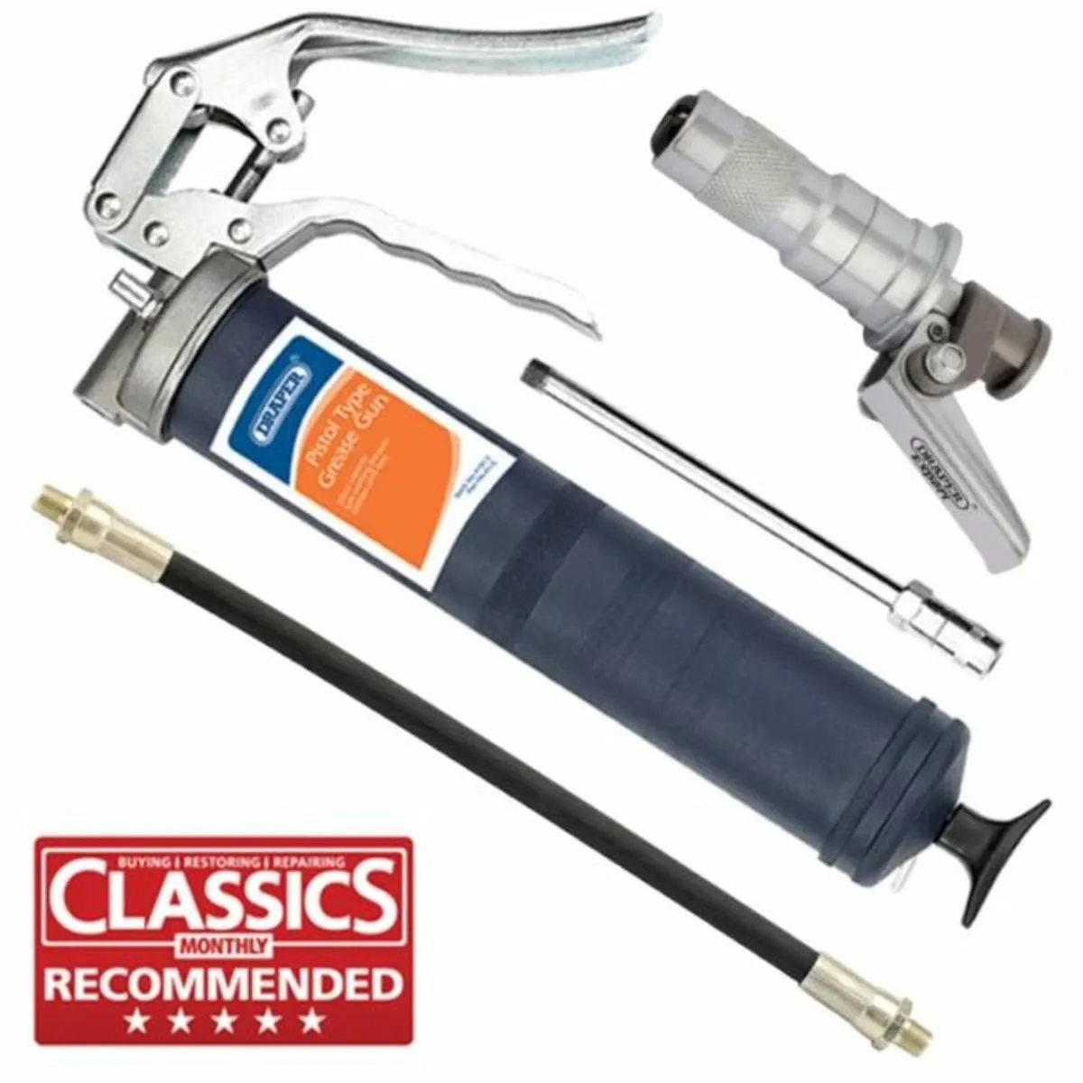 Draper Pistol Action Grease Gun Bundle