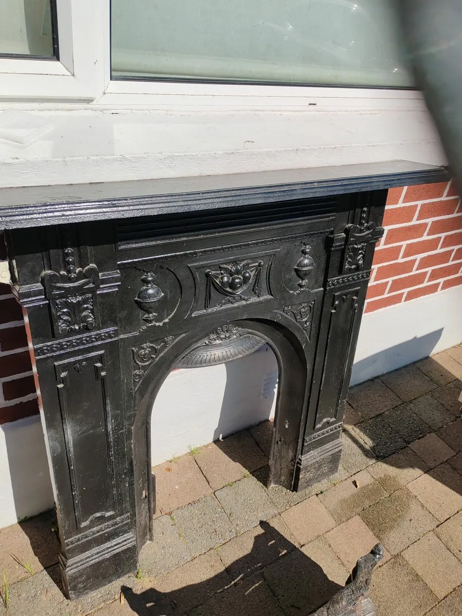 Cast Iron Antique Fireplace - Image 1
