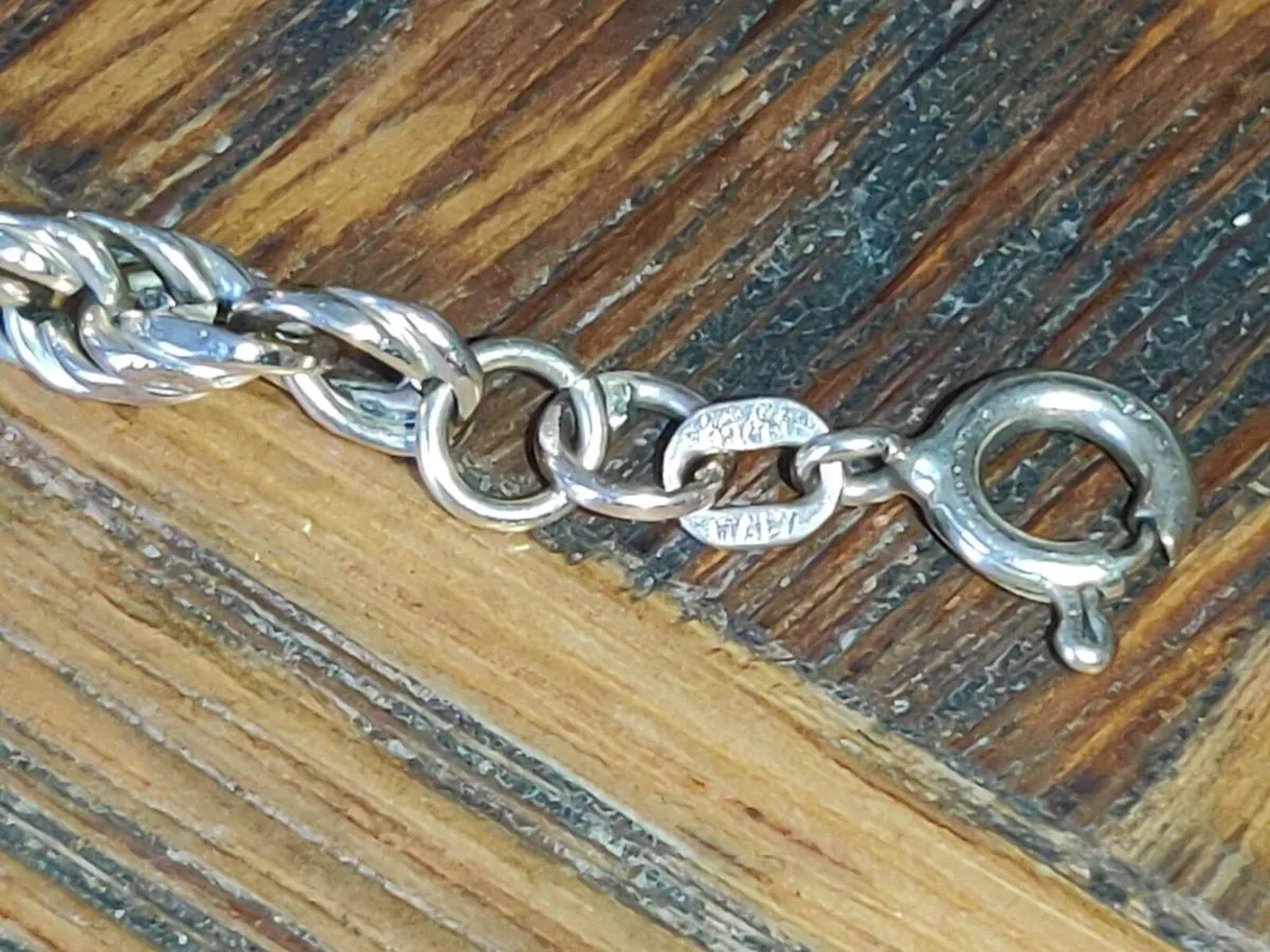 CHUNKY ROPE , 9CT Solid Gold UNISEX New Bracelet ! - Image 2