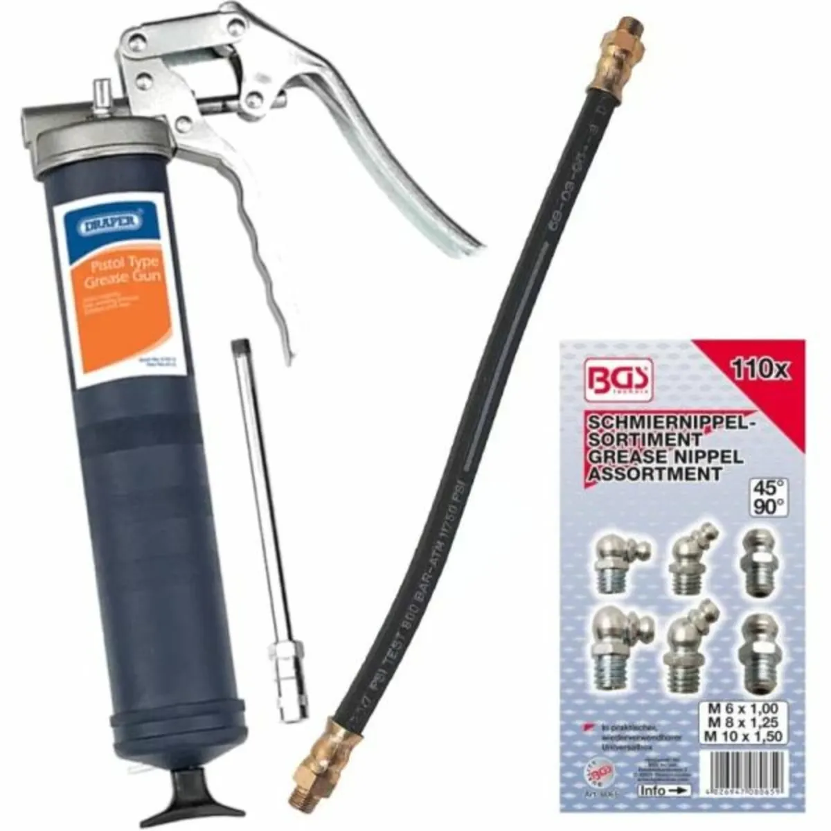 Draper 500cc Grease Gun Bundle