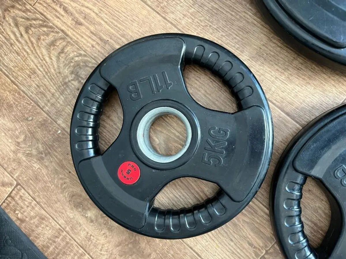 Olympic Tri Grip Plates free delivery ! - Image 4