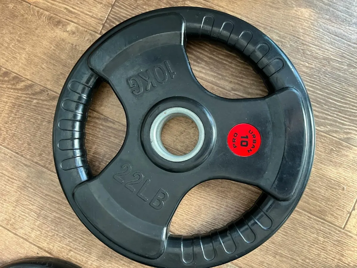 Olympic Tri Grip Plates free delivery - Image 3