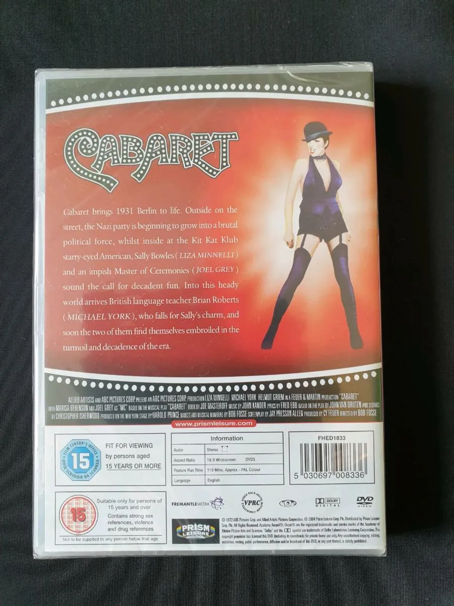 Cabaret Bob Fosse 1972 DVD Liza Minnelli - Image 2