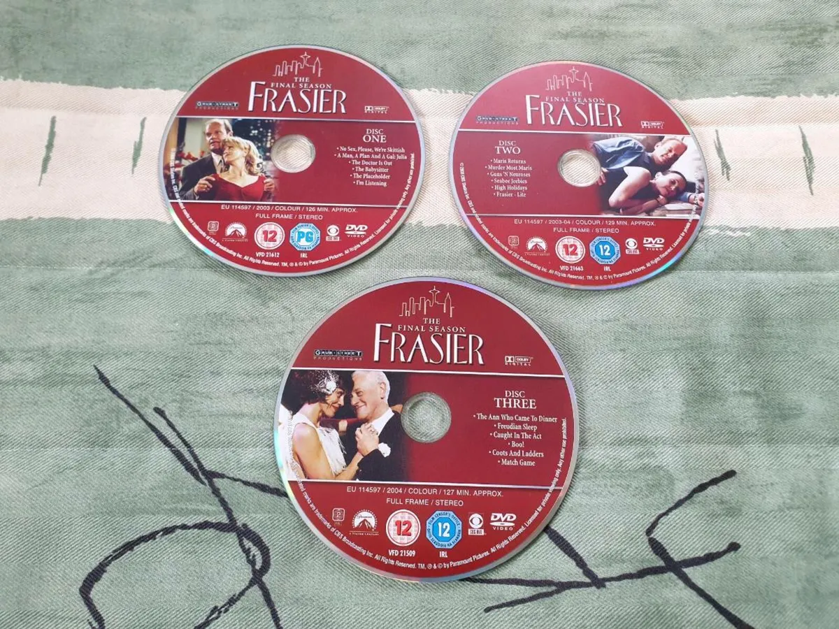 Frasier Season 11 Series Eleven DVD DISC MISSING