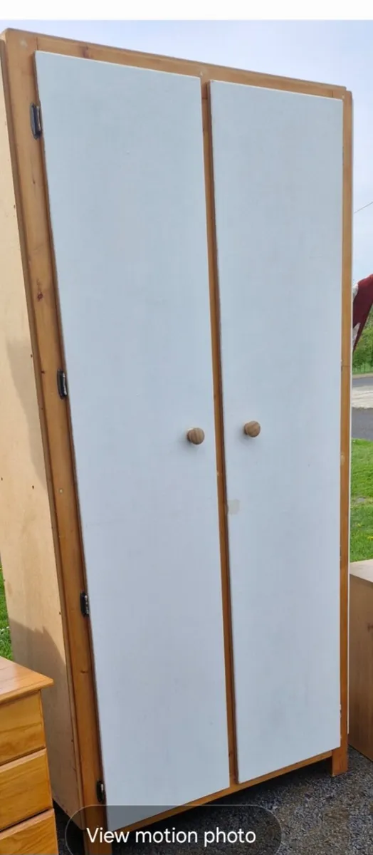 SOLID WOOD WARDROBE - Image 1