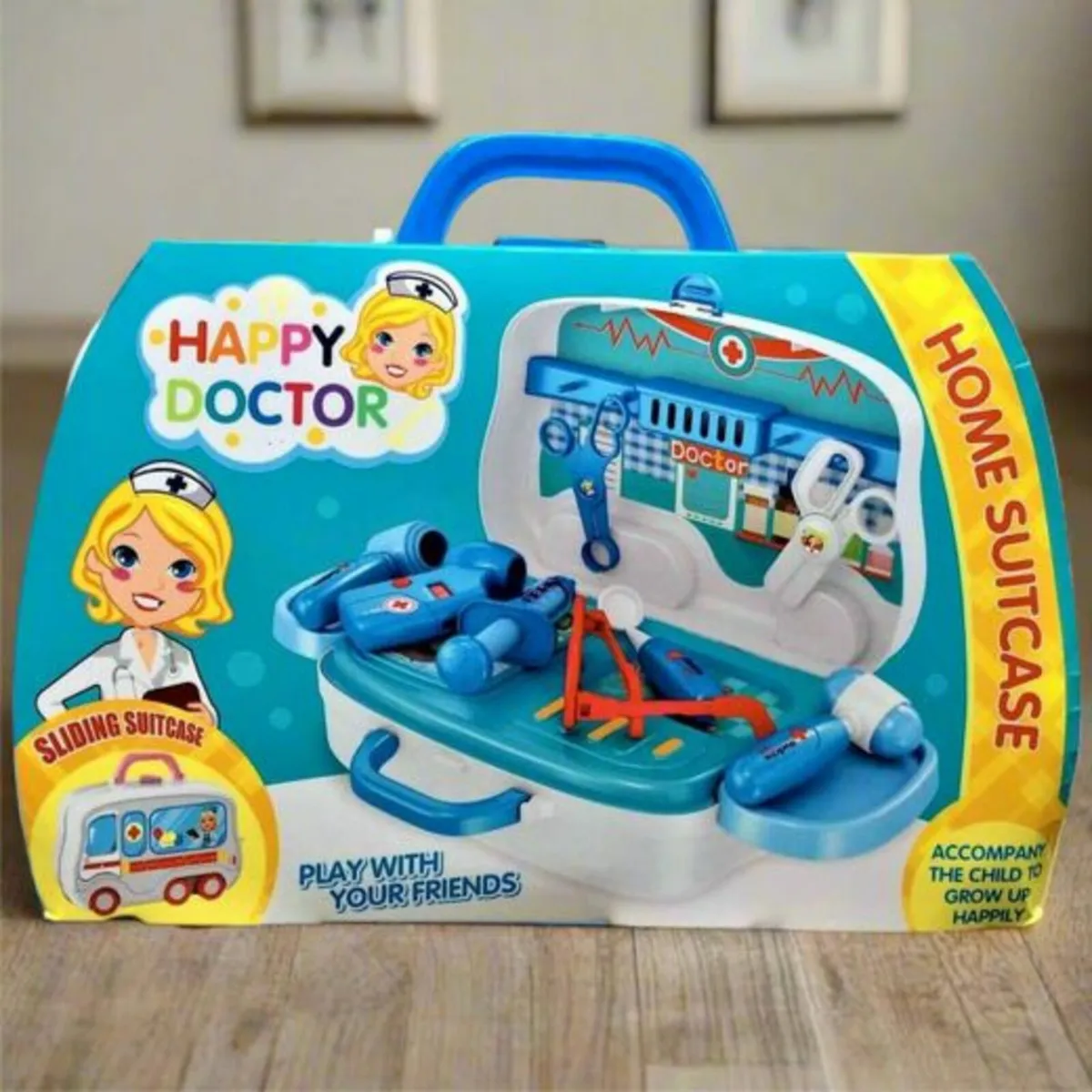 Happy Doctor Sliding Home Suitcase Playset - Image 2