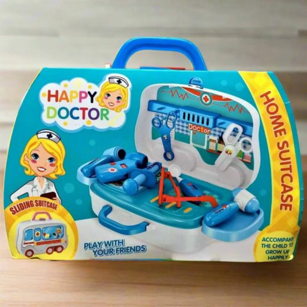 Happy Doctor Sliding Home Suitcase Playset - Image 3