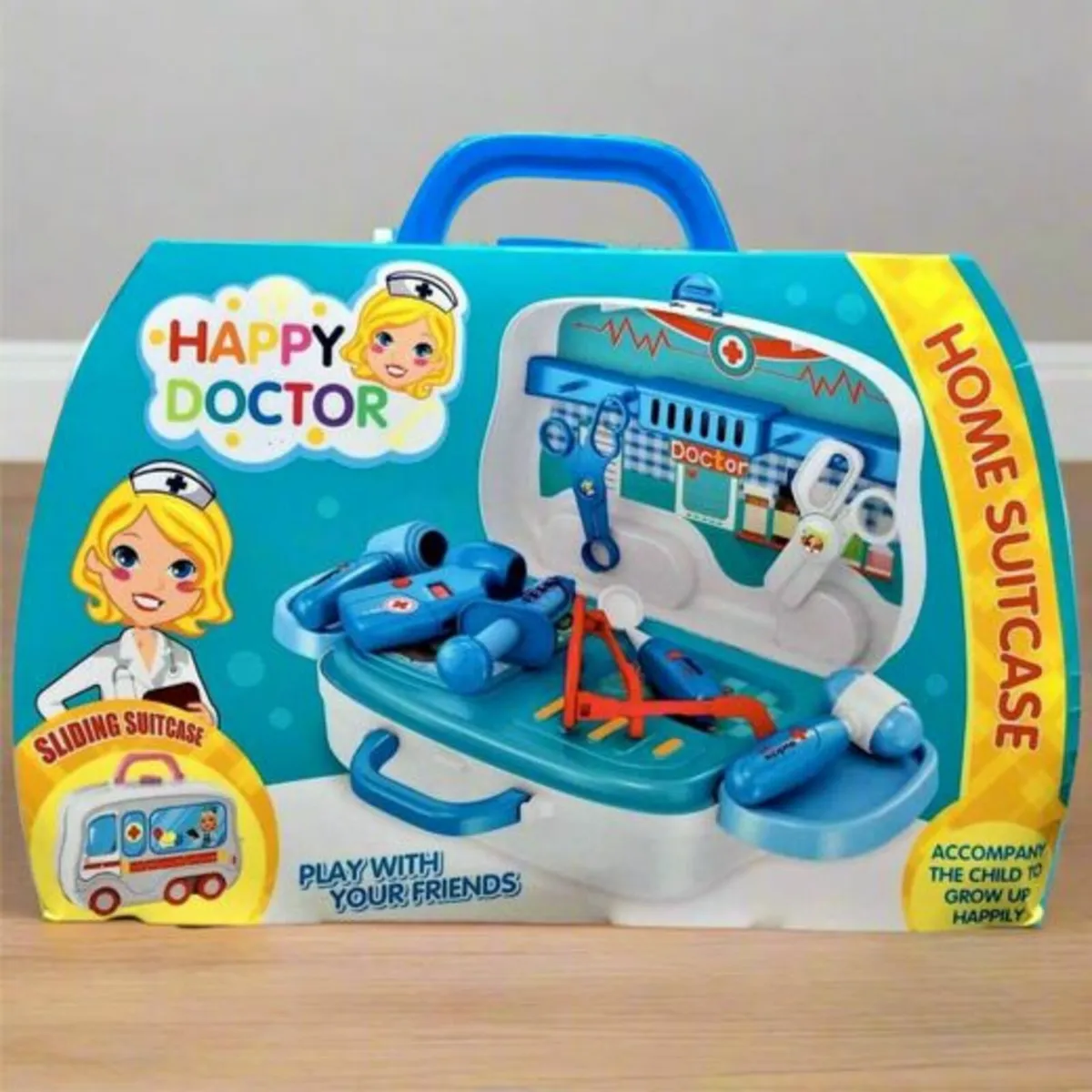 Happy Doctor Sliding Home Suitcase Playset - Image 4