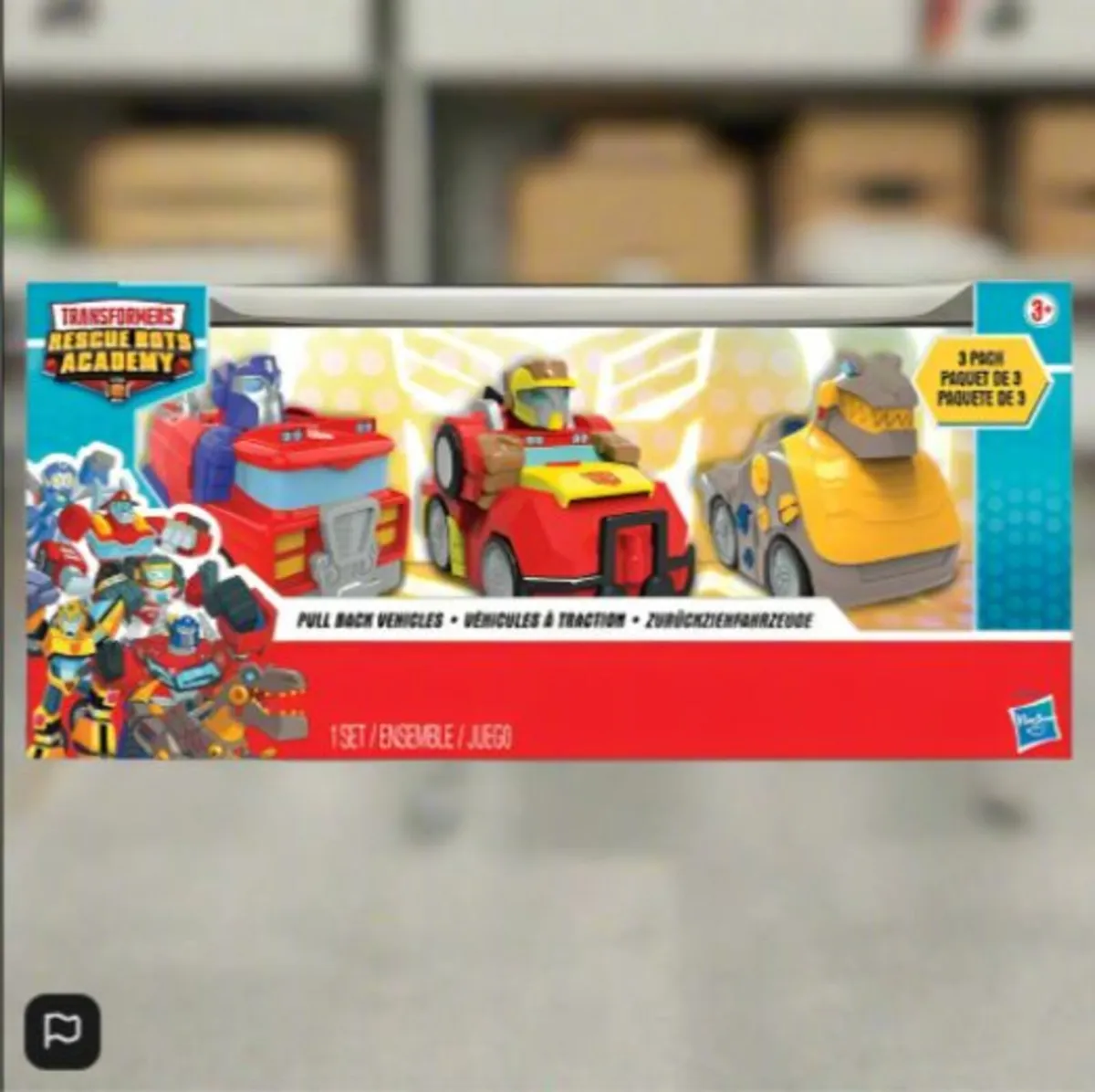Transformers Rescue Bots Academy Pull Back Vehicle - Image 1