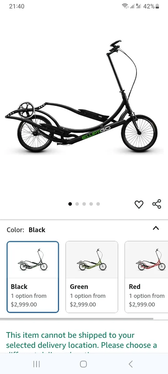 Bicycle elliptigo - Image 1