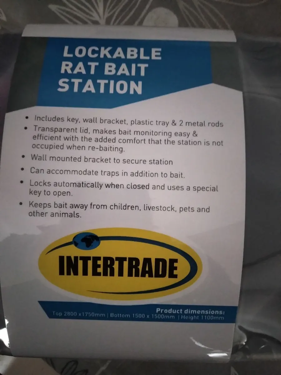 💥 NEW 💥 with keys rat bait station - Image 1