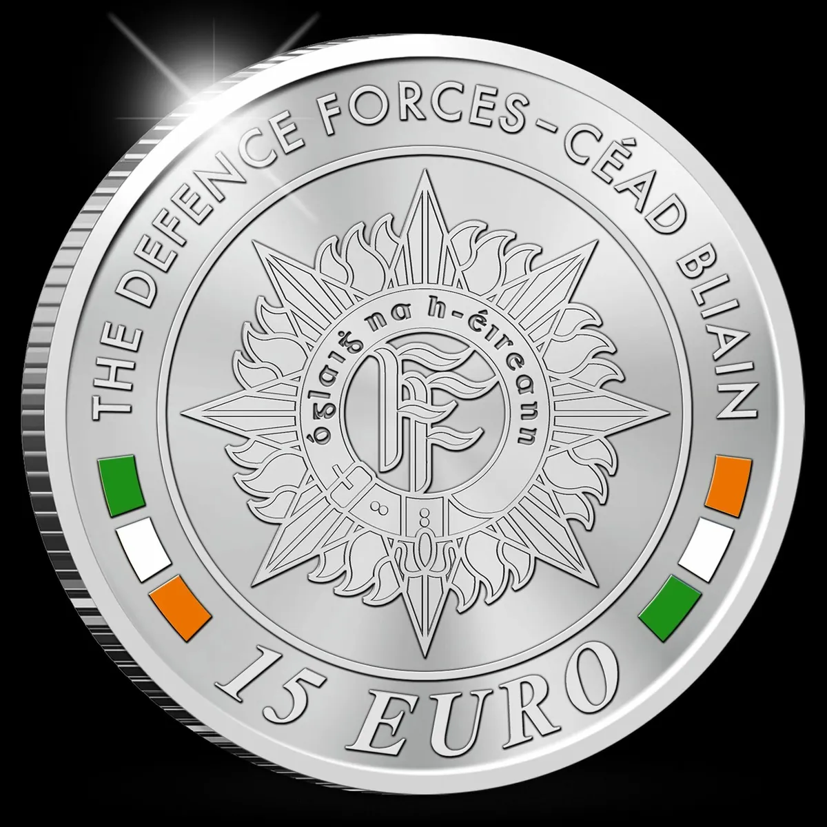 Ireland 2024 Silver Proof €15 The Defence Forces - Image 1