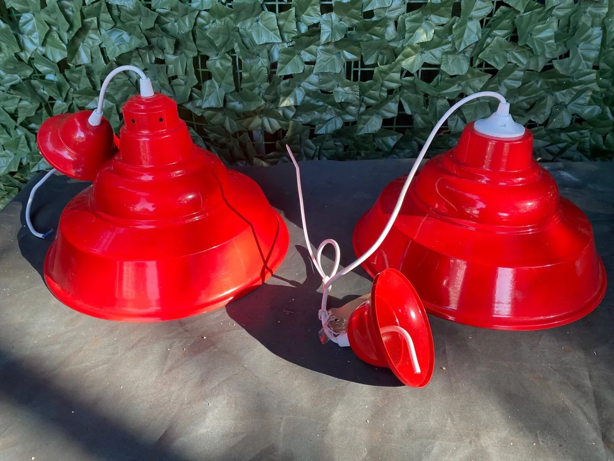 Ceiling lights x 2 - Image 1