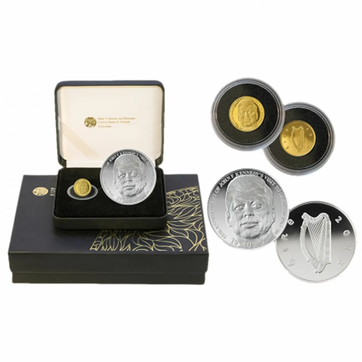 IRELAND 2013 JOHN F. KENNEDY GOLD & SILVER TWO-COI