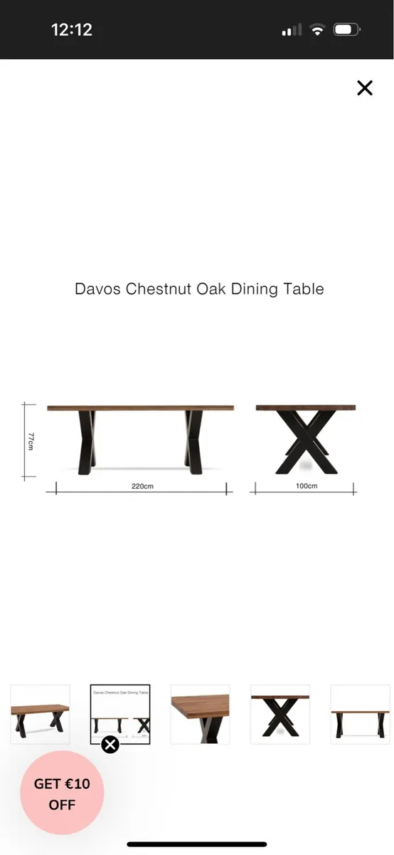 Dinning room table and chairs - Image 4