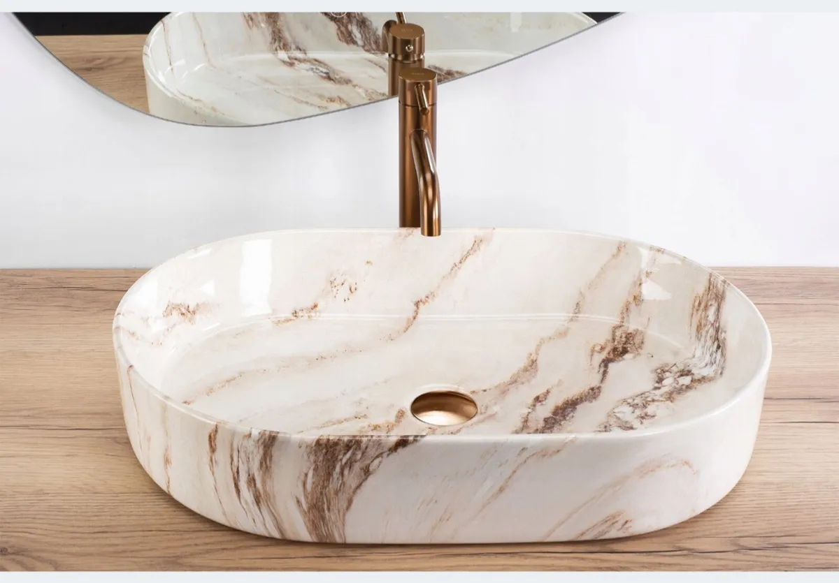 Washbasin set + tap + stopper - Image 3
